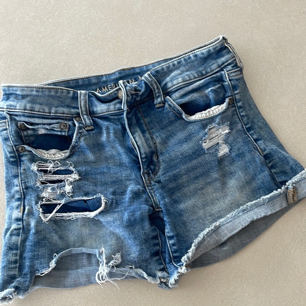 American eagle jean shorts